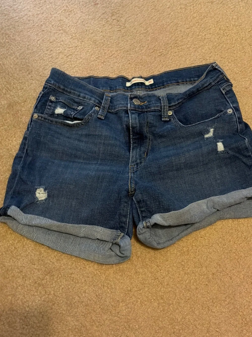 Denim shorts